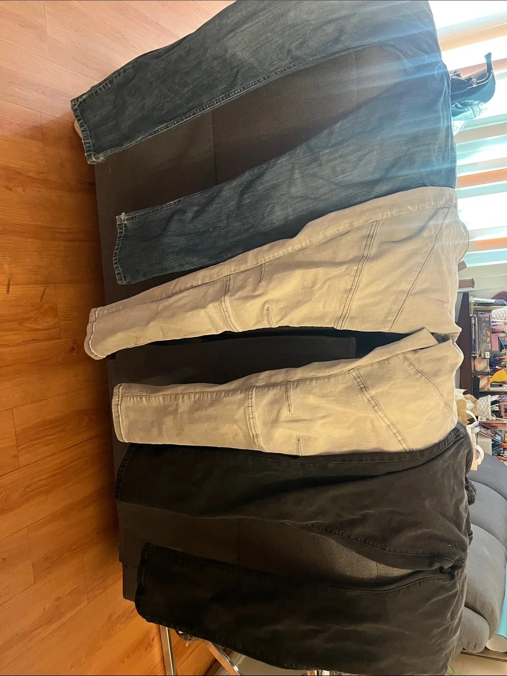 Men's Straight Jeans in Blue, Beige and Black - Classic Everyday Styles